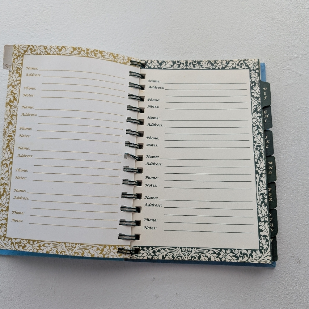 NEW Vintage Yesterboard Address Book 9" Tall 1993 - Picture 3 of 6